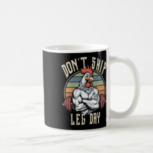 Muscles Chicken Funny Gym Workout Ben Dont Skip L Kaffemugg