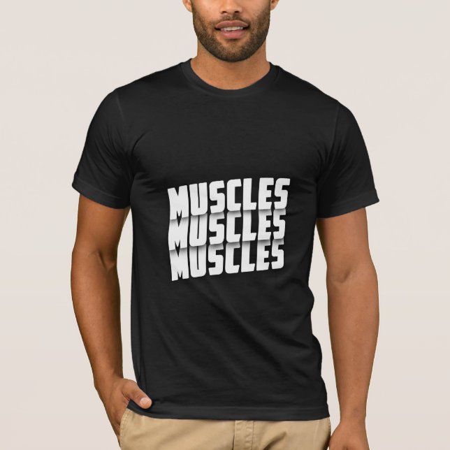 Muscles - Gym T-Shirt (Framsida)