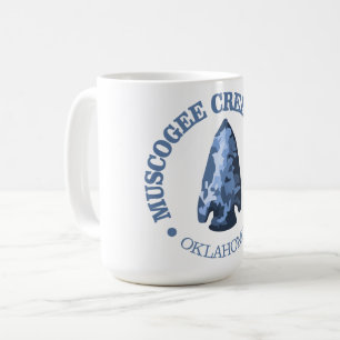 Muscogee Bäck Nation (pilhuvud) Kaffemugg