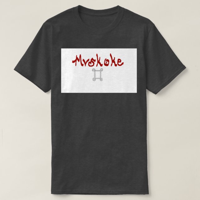 Muscogee Bäck  T Shirt (Design framsida)