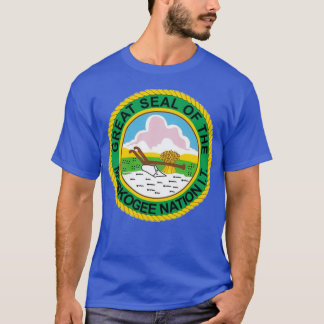 Muscogee Bäck TRIBE FLAGGA T Shirt