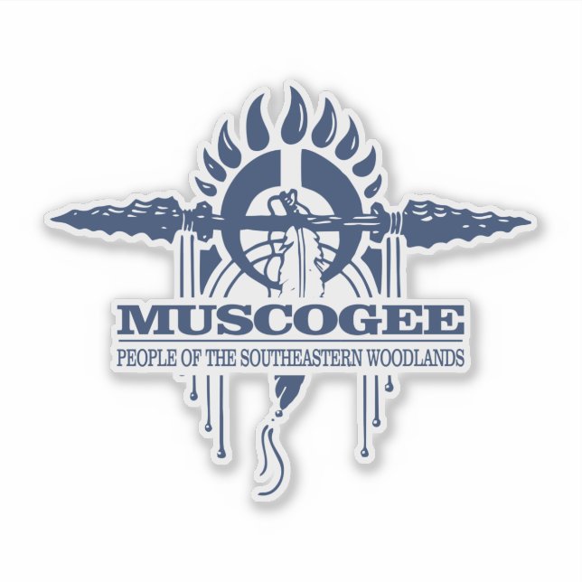 Muscogee Klistermärken (Framsida)