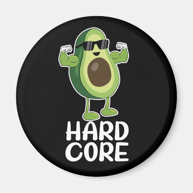 Muscore Avocado Funny Magnet (Framsidan)