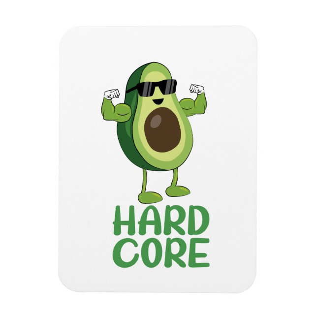 Muscore Avocado Funny Magnet (Vertikal)