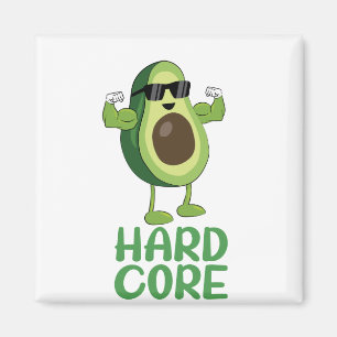 Muscore Avocado Funny Magnet