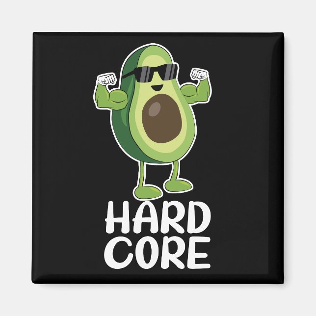 Muscore Avocado Funny Magnet (Framsidan)