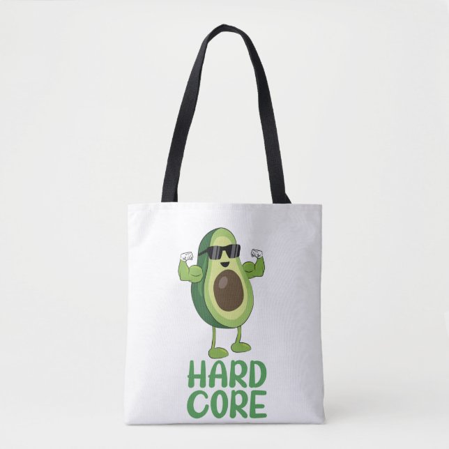 Muscore Avocado Funny Tygkasse (Framsida)