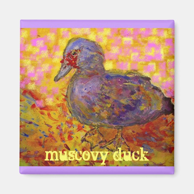muscovy anka magnet (Framsidan)