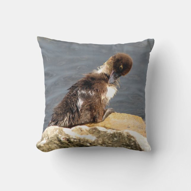 Muscovy Duckling Pillow Kudde (Framsida)