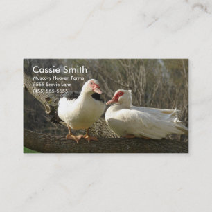 Muscovy Heaven Farms Visitkort