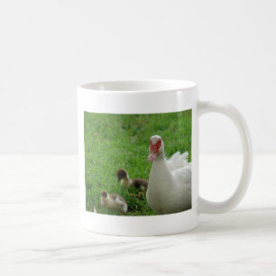 Muscovy Hen och Ducklings Kaffemugg