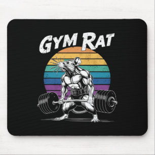Muscular Gym Råtta Weightlift Bodybuilding Workou Musmatta