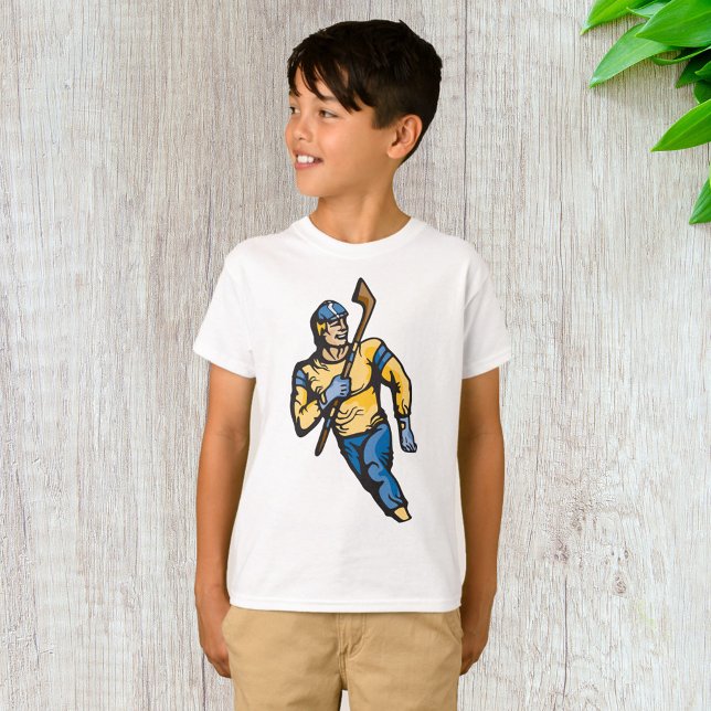 Muscular Hockey Player T Shirt (Skapare uppladdad)