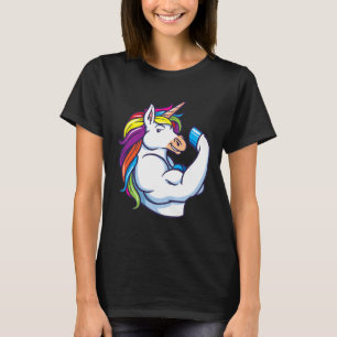 Muscular Unicorn - Funny Magic Fitness Bodybuild T Shirt