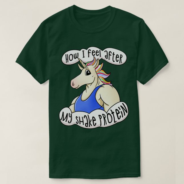 Musculary Unicorn T Shirt (Design framsida)