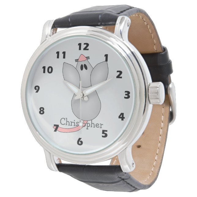 Musdesign Armbandsur (Vinklad)