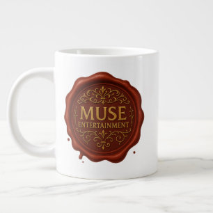 Muse Entertainment™ - Logotyp för Officiell Jumbo Mugg