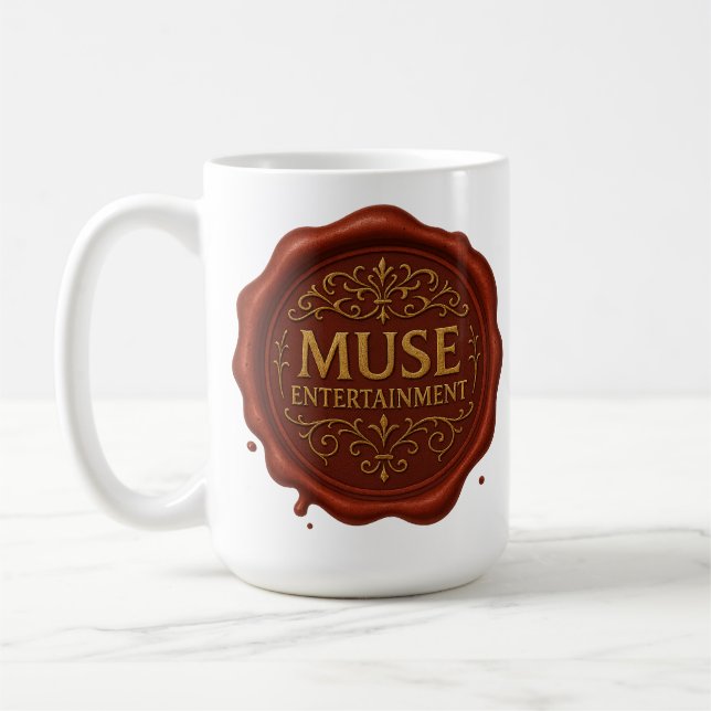Muse Entertainment™ - Officiell Logotyp Edition Kaffemugg (Vänster)