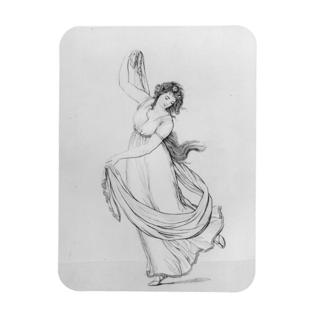 Muse of Dance, Plate VI från Dam Hamiltons Magnet (Vertikal)