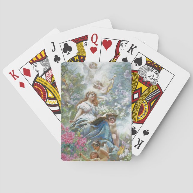 Muse of Poesie (av Konstantin Makovsky) Casinokort (Baksidan)