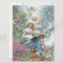 Muse of Poesie (av Konstantin Makovsky) Kort