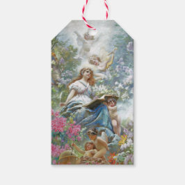 Muse of Poesie (av Konstantin Makovsky) Presentetikett