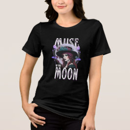 Muse of the Moon – Gothic Witchy Aesthetic T Shirt