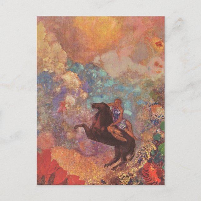 Muse on Pegasus Vykort (Framsida)