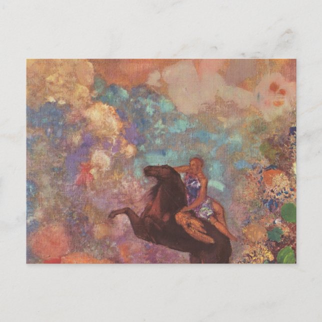 Muse on Pegasus Vykort (Framsida)