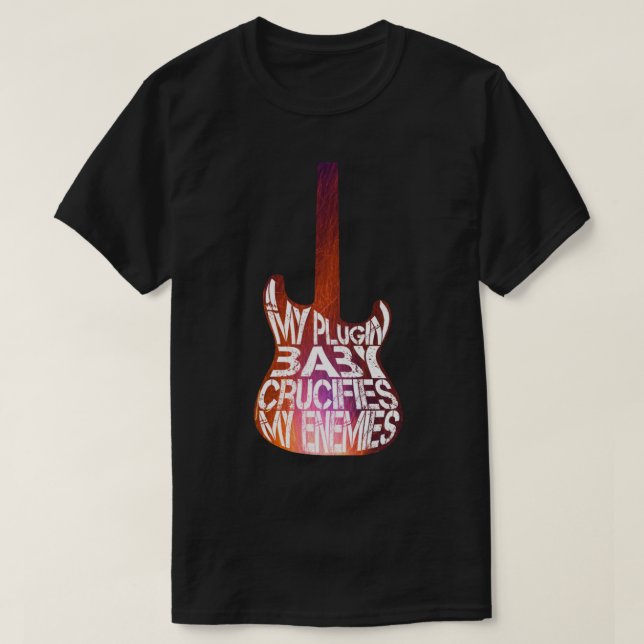 Muse Plugin Baby - guitar Classic T-Shirt (Design framsida)