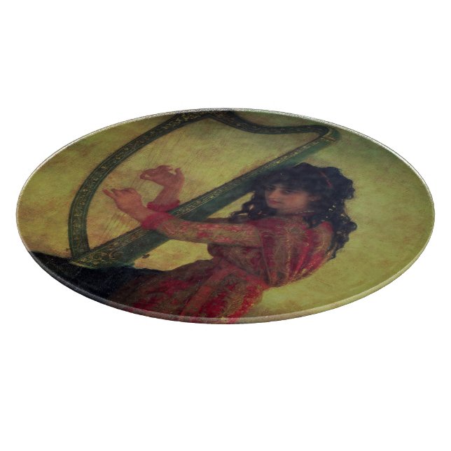 Muse som spelar Harp (Hörn)