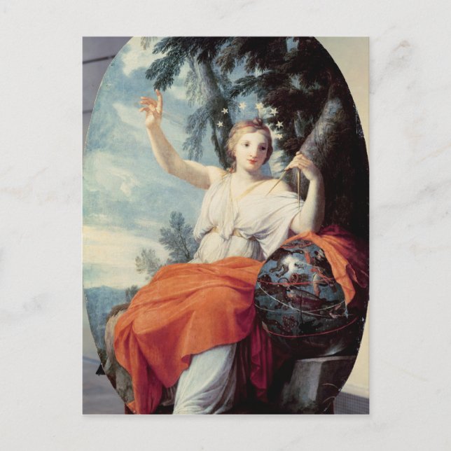 Muse Urania, 1646-47 Vykort (Framsida)