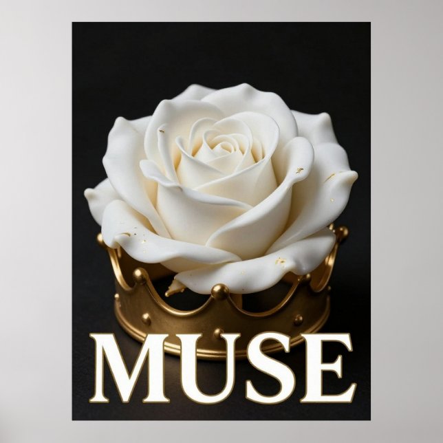 MUSE White Rose Gold Mode Poster (Framsidan)