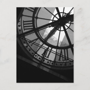 Musee d'Orsay Clock Postcard Vykort