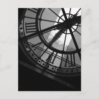 Musee d'Orsay Clock Postcard Vykort