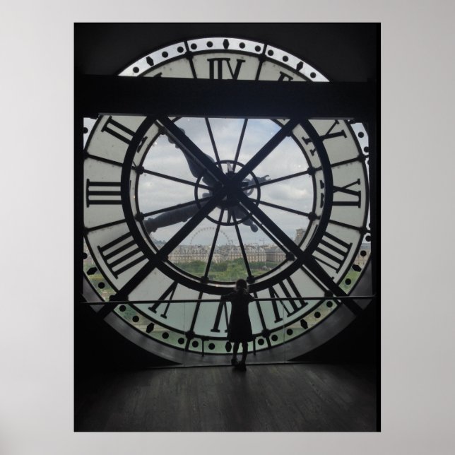 Musée d'Orsay Clock Poster Print (Framsidan)