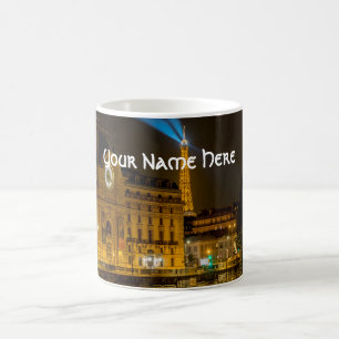 Musée d'Orsay i Paris på natten Kaffemugg