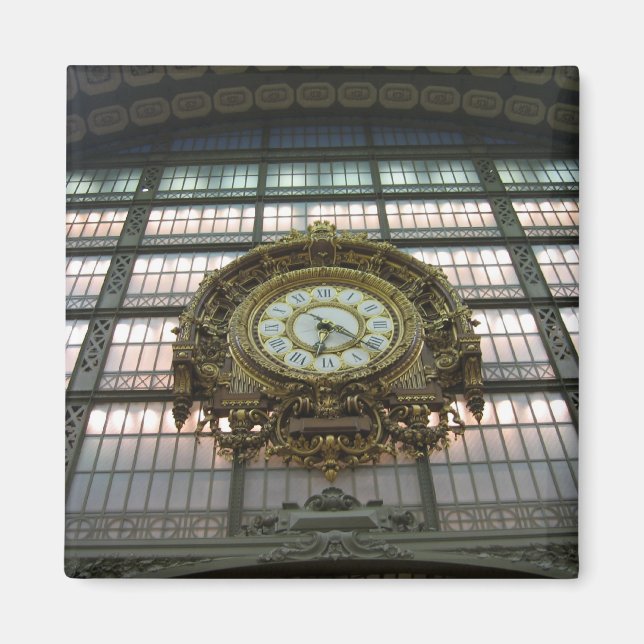 Musee d'Orsay klocka Magnet (Framsidan)
