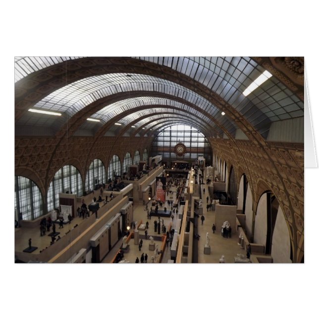Musee d'Orsay Paris, Frankrike Hälsningskort (Framsidan Horizontal)