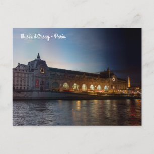 Musee d'Orsay to Night Transition - Paris Vykort
