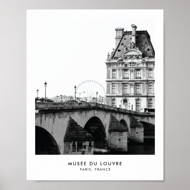Musée du Louvre Paris | Photography poster print (Framsidan)