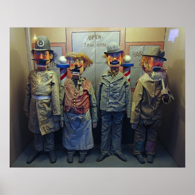 Musee Mecanique Automated Puppets - San Francisco Poster (Framsidan)