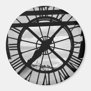 Musée som är d'Orsay med Sacré Coeur Magnet