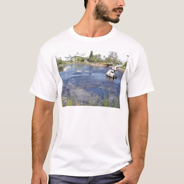 Museer för LaBrea Tarpits damm T-shirt (Framsida)