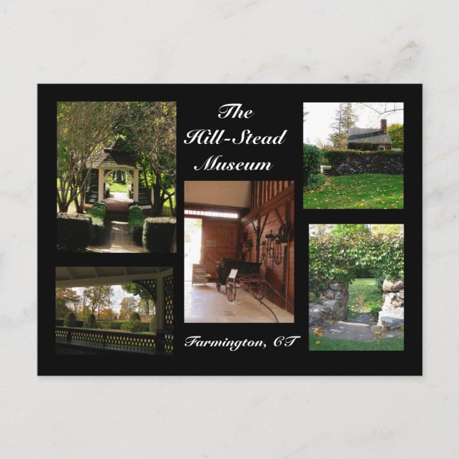 Museet Backe-Stead, Farmington, CT Vykort (Framsida)