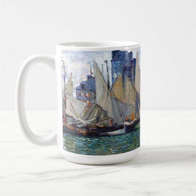 Museet i Le Havre Claude Monet Kaffemugg (Vänster)