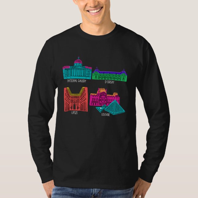 Museisamling för museum t shirt (Framsida)