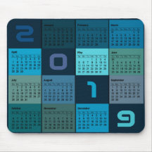 Musen för 2019 kalender vadderar