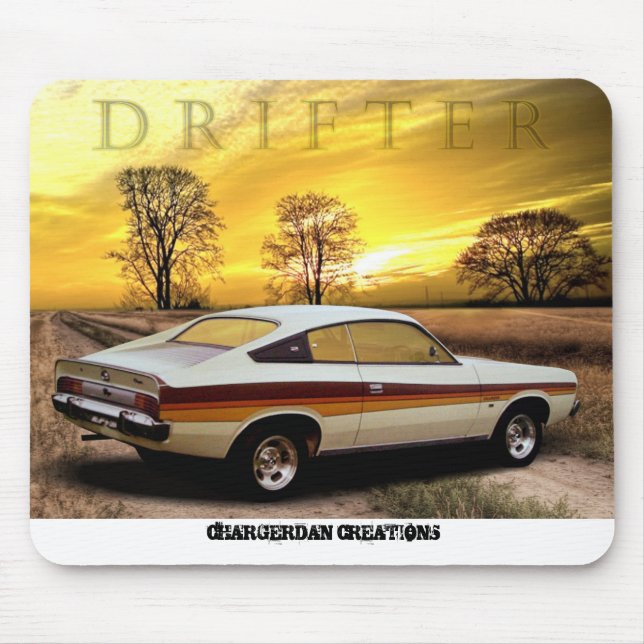 Musen för den DRIFTERChrysler uppladdaren vadderar Musmatta (Framsidan)