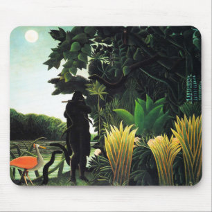 Musen för den Henri Rousseau ormcharmöret vadderar Musmatta